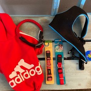 Dog Lovers Bundle Including Harness, Collars, Keychain, Sweatshirt and More! NEW
